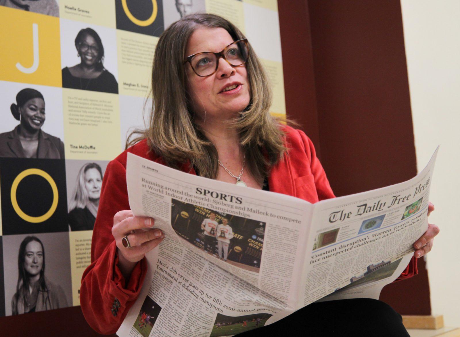 Chief of Communications for Providence Public Schools Suzanne Ouellette. Ouellette was a staff photographer for the FreeP from 1997 to 1999. SARAH CRUZ/DFP PHOTOGRAPHER 