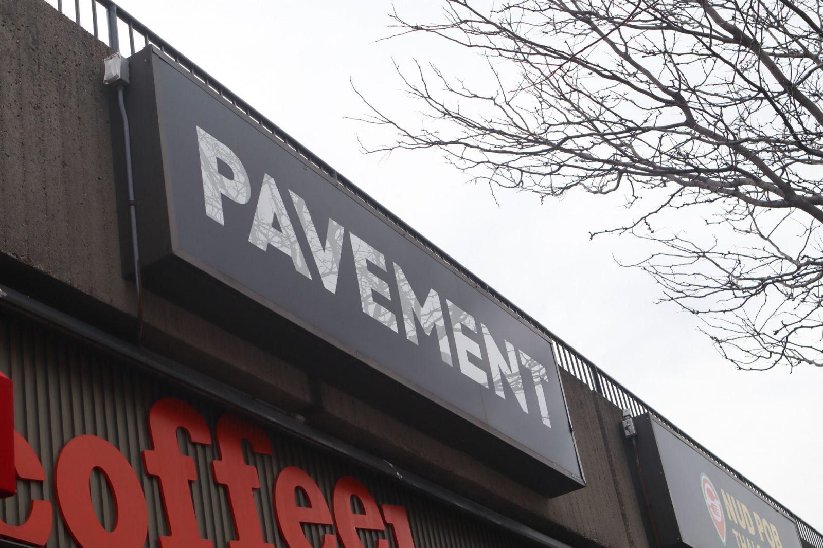 Pavement and Nud Pob Thai Cuisine locations on Boston University’s East Campus. Businesses like Pavement and Nud Pob reflect on their respective changes five years after the COVID-era. RACHEL FEINSTEIN/DFP PHOTOGRAPHER 