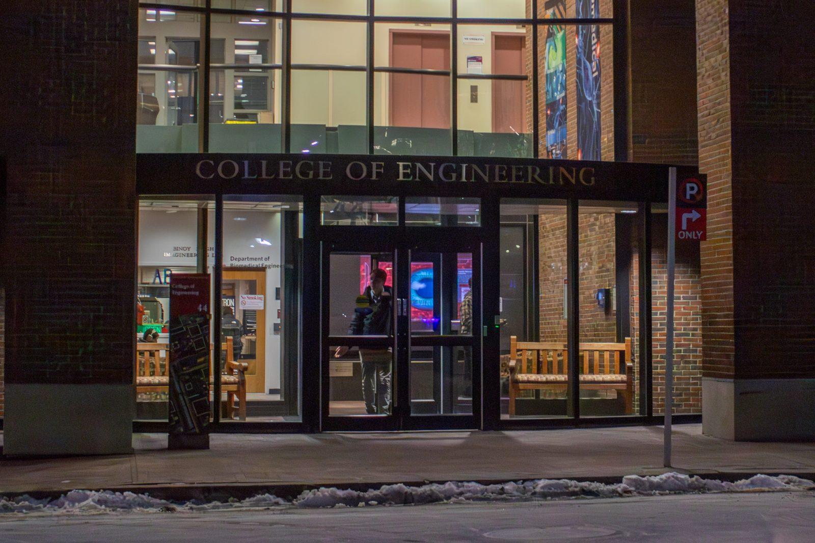 Boston University College of Engineering. BU School of Engineering Professor Brian Walsh led the team that created the Lunar Environment heliospheric X-ray Imager for NASA’s Blue Ghost Mission 1. HOLLY GUSTAVSEN/DFP PHOTOGRAPHER 
